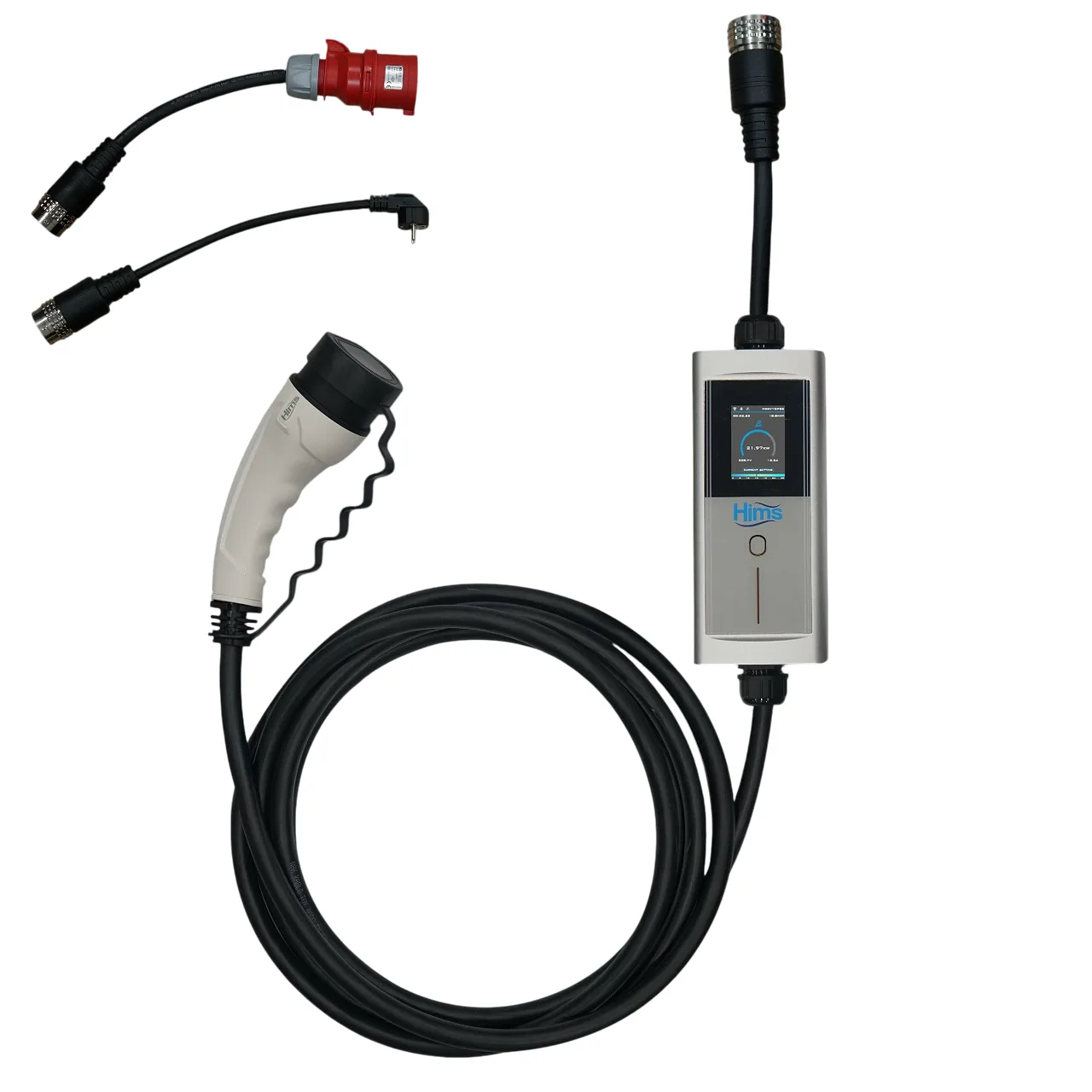 Hims HCTK 22kW Akıllı Konnektörlü Taşınabilir AC Şarj İstasyonu
