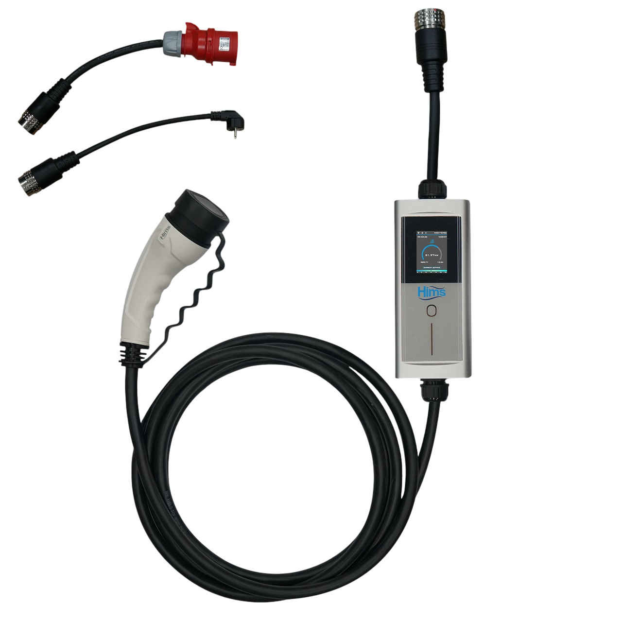 Hims HCTK 22kW Akıllı Konnektörlü Taşınabilir AC Şarj İstasyonu
